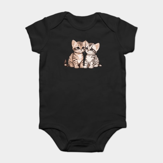 Baby Bengal Cat Baby Bodysuit by animegirlnft